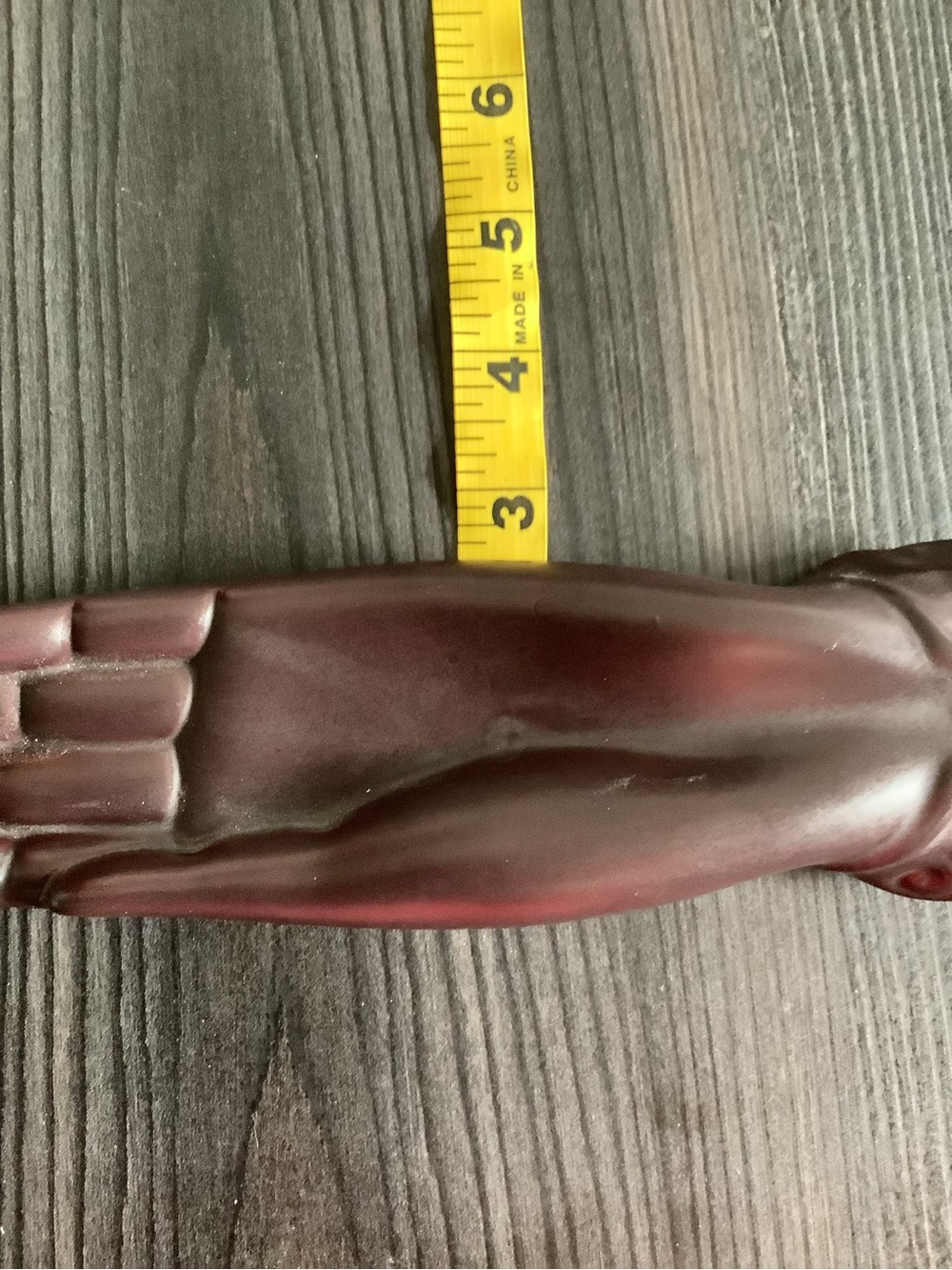 Ceramic Buddha Hand Incense Holder Brown 10” - Picture 10 of 13